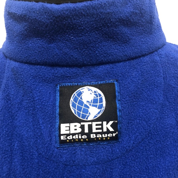 Eddie Bauer winter snow ski half zip fleece sweater size xl - Picture 5 of 6